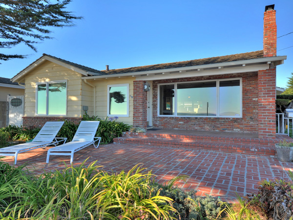 Santa Cruz Vacation Rental - 1600 West Cliff - Front of house 